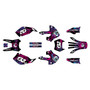 kawasaki klx300 graphics kit 1997-2008 core series magenta