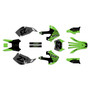 kawasaki klx300 graphics kit 1997-2008 oem series green