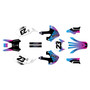 kawasaki klx300 graphics kit 1997-2008 oem series magenta