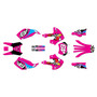 kawasaki klx300 graphics kit 1997-2008 pecker series magenta