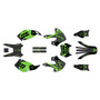 kawasaki klx300 graphics kit 1997-2008 rail series green-shift