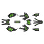 kawasaki klx300 graphics kit 1997-2008 snagged series green-shift