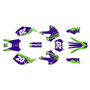 kawasaki klx300 graphics kit 1997-2008 spear series purple