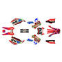 kawasaki klx300 graphics kit 1997-2008 split series red