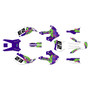 kawasaki klx300 graphics kit 1997-2008 throwback series purple