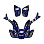 honda trx300ex graphics kit 1993-1996 electron series blue