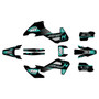 husqvarna te250 graphics kit 2026-2027 rebel series teal