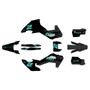 husqvarna fe350 graphics kit 2026-2027 base series teal-shift