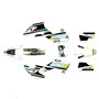 husqvarna fe350 graphics kit 2026-2027 fresh series yellow