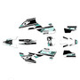 husqvarna fe350 graphics kit 2026-2027 fresh series teal