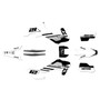 husqvarna fe350 graphics kit 2026-2027 serenity series white
