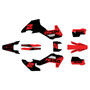 husqvarna te250 graphics kit 2026-2027 splinter series red