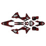GasGas MC125 MC250 MC300 MC250F MC350F MC450F graphics kit 2024-2027 core series red