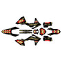 GasGas MC125 MC250 MC300 MC250F MC350F MC450F graphics kit 2024-2027 rebel series gold