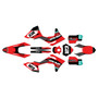 GasGas MC125 MC250 MC300 MC250F MC350F MC450F graphics kit 2024-2027 rugged series red