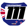 ODI Number Plate Decal Design 6