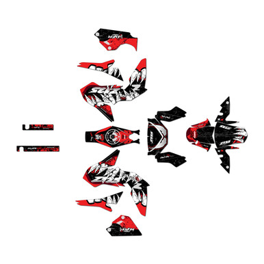 Kawasaki Z125 Graphics Kit (2017-2025) Carnage | KalairGFX