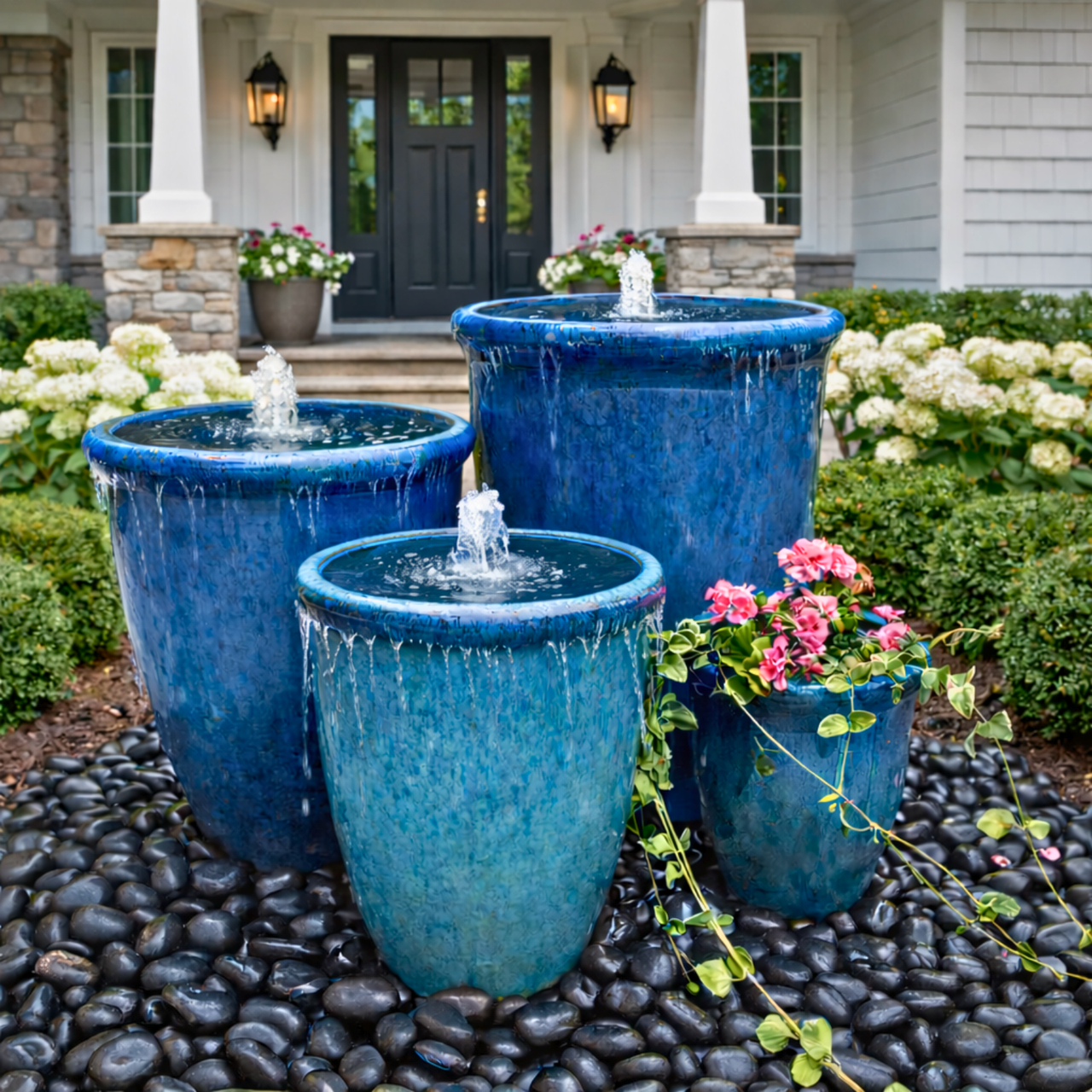 One of a Kind Triple Vase Fountain Kit - FNT50557