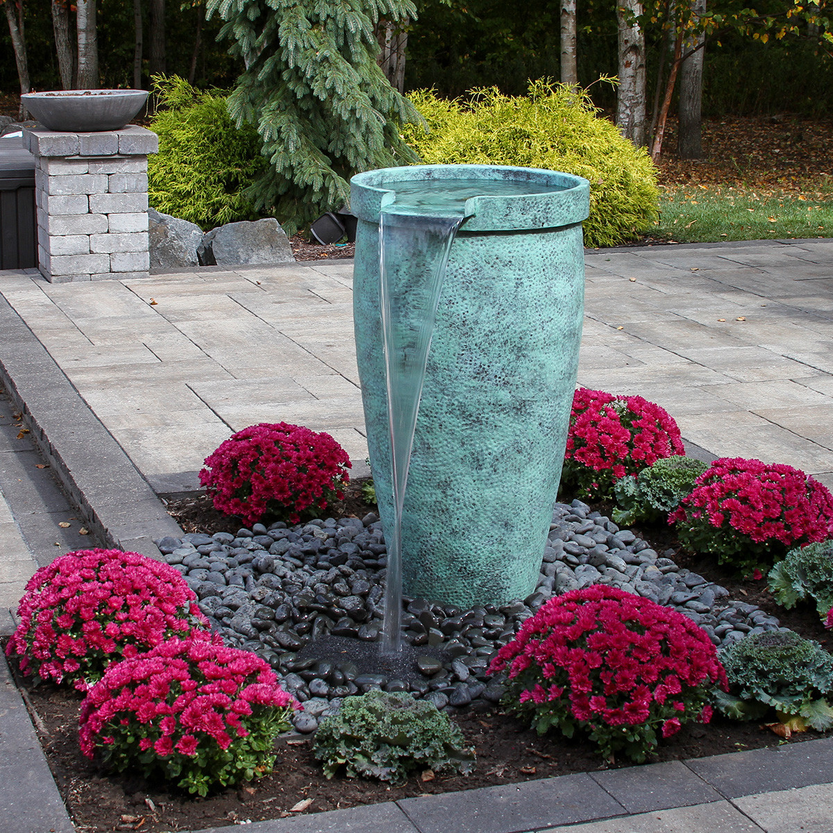 Blue Thumb Round Urn Fountain Kit