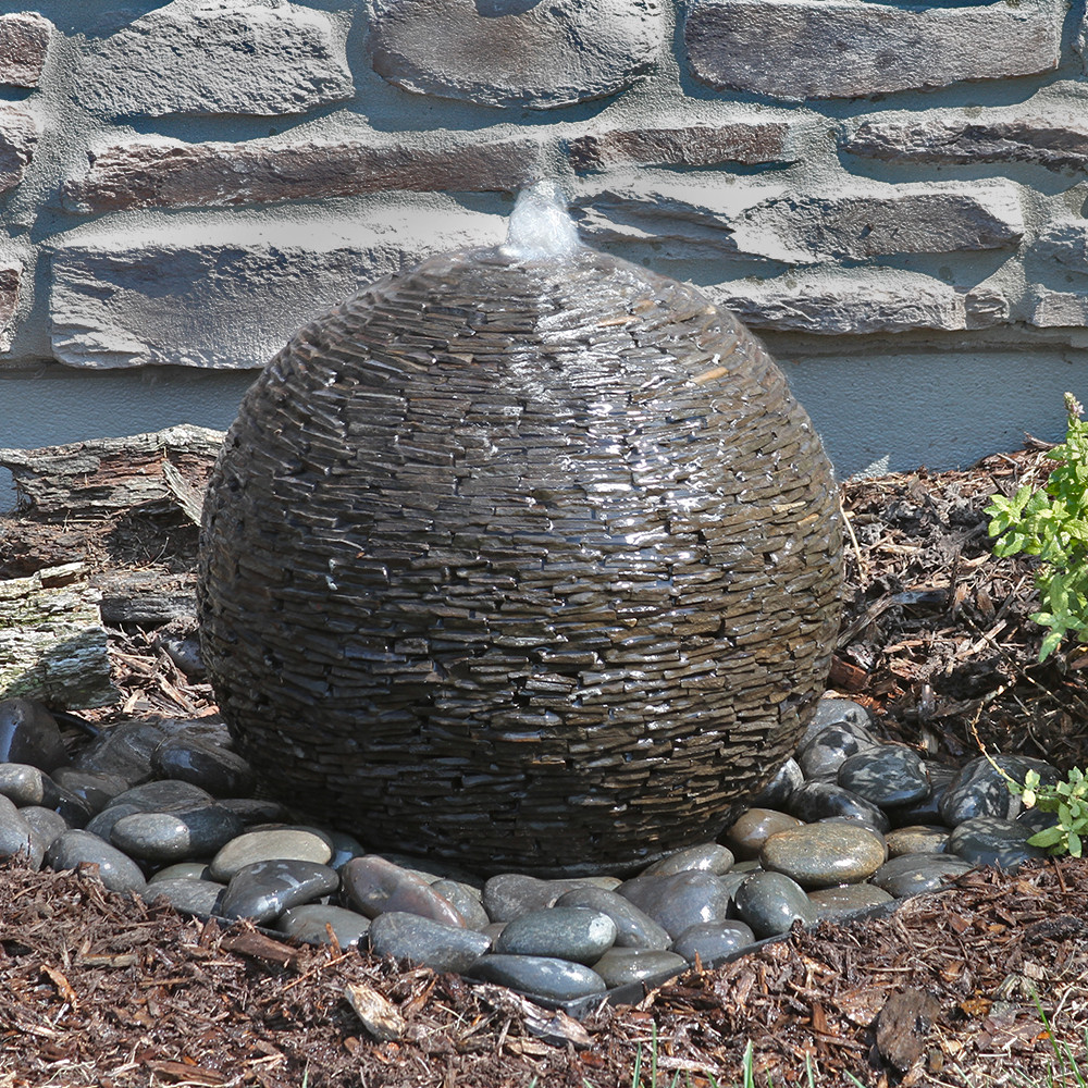 Medium Pebble Sphere Fountain Kit