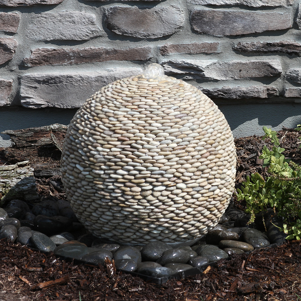 Blue Thumb Pebble Sphere Fountain Kit