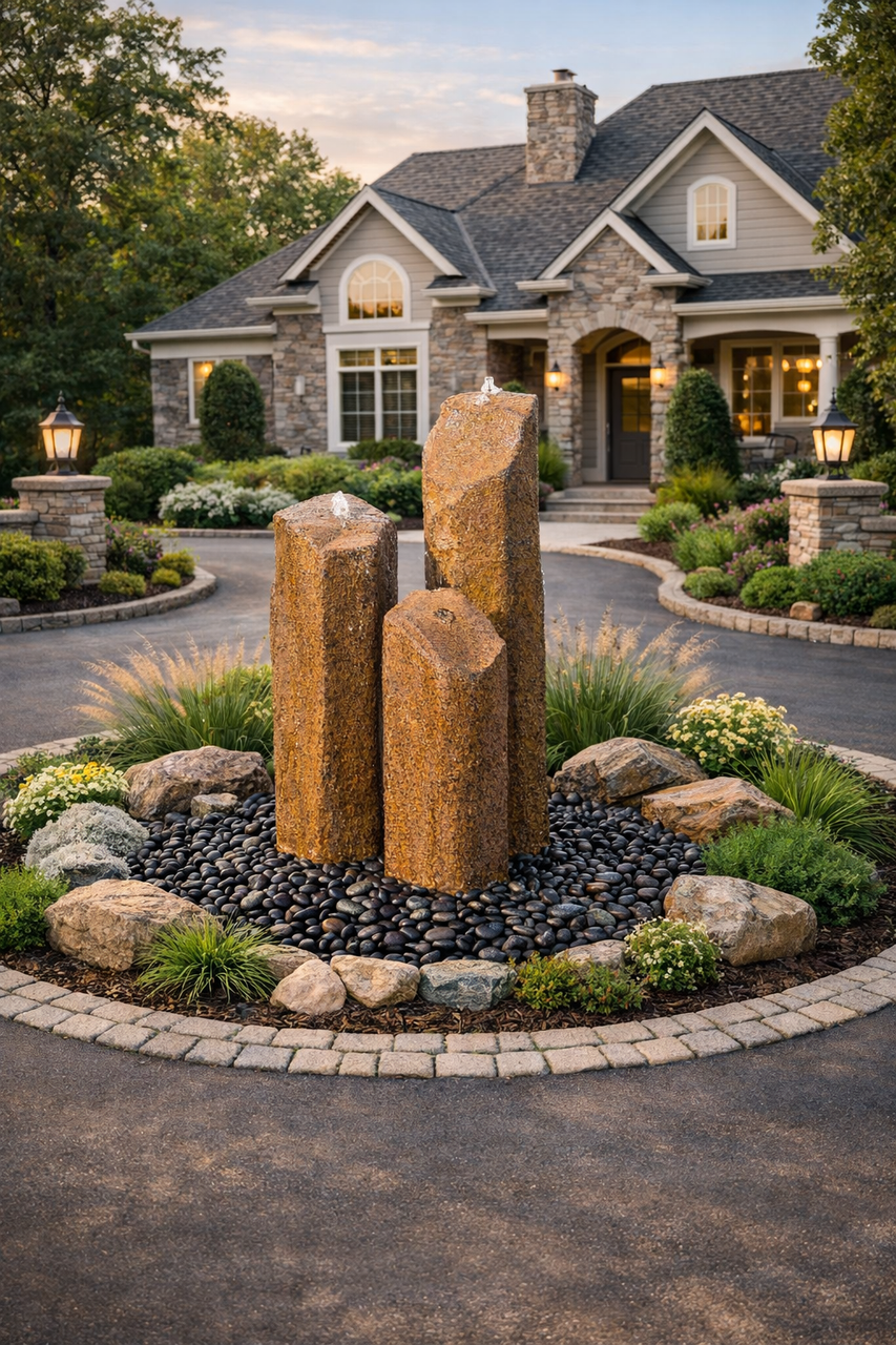 Blue Thumb Basalt Column Fountain Kit - Thumbnail 2