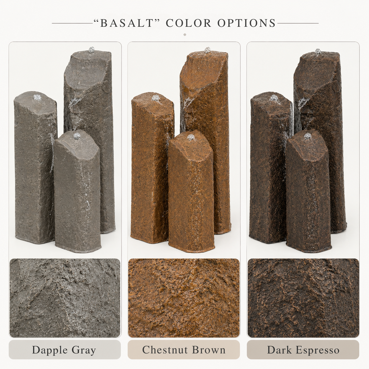 Blue Thumb Basalt Column Fountain Kit - Thumbnail 3