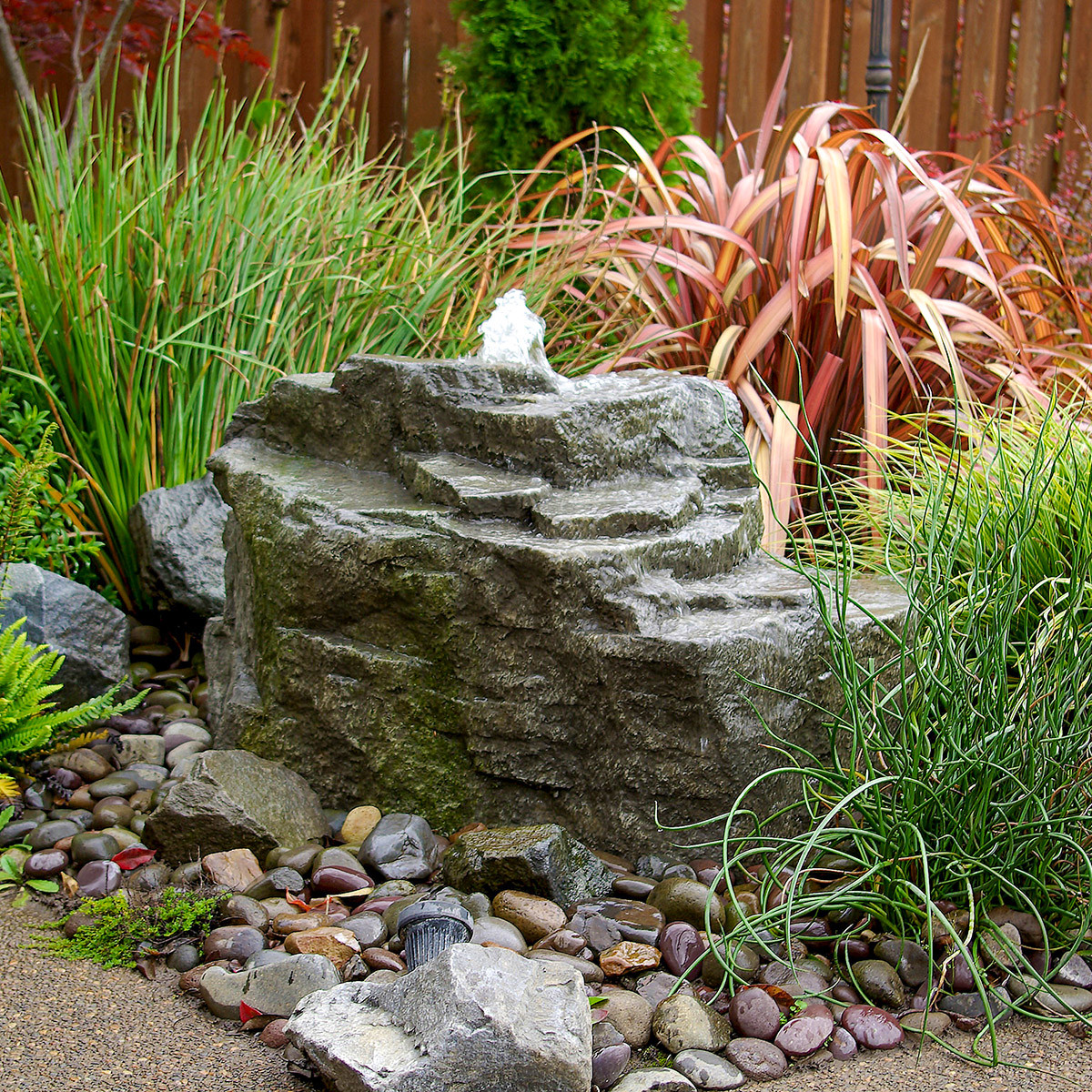 Blue Thumb Mountain Spring Boulder Fountain Kit - Thumbnail 3