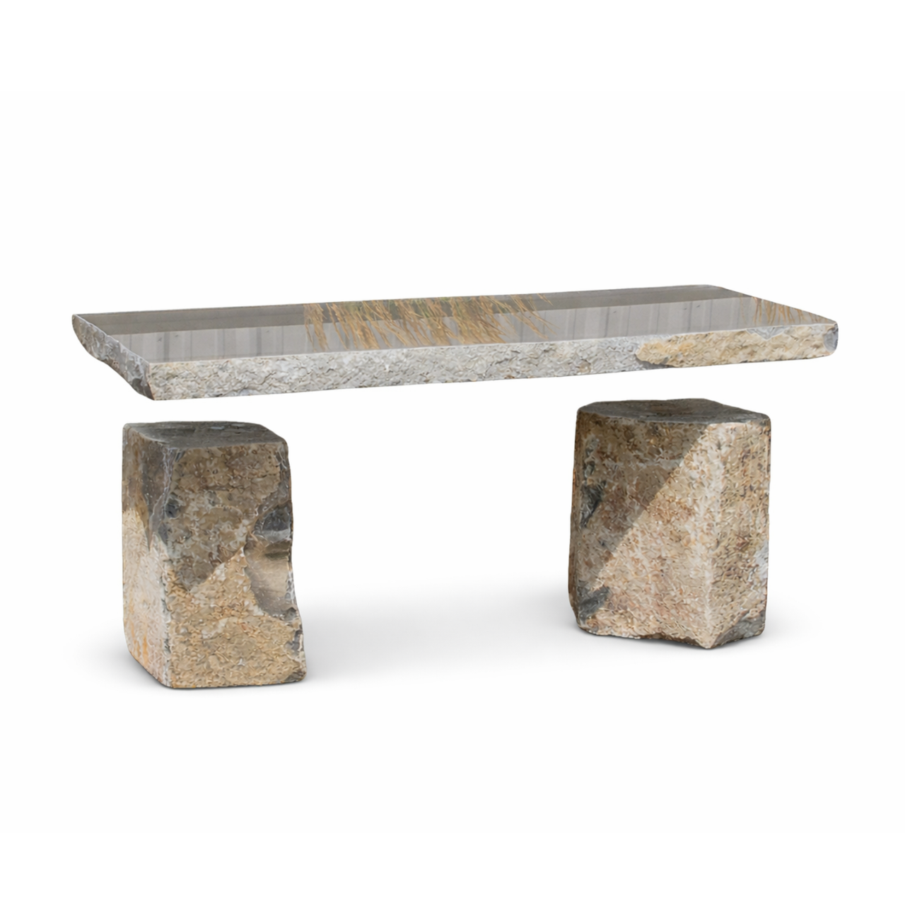 Blue Thumb Basalt Garden Bench