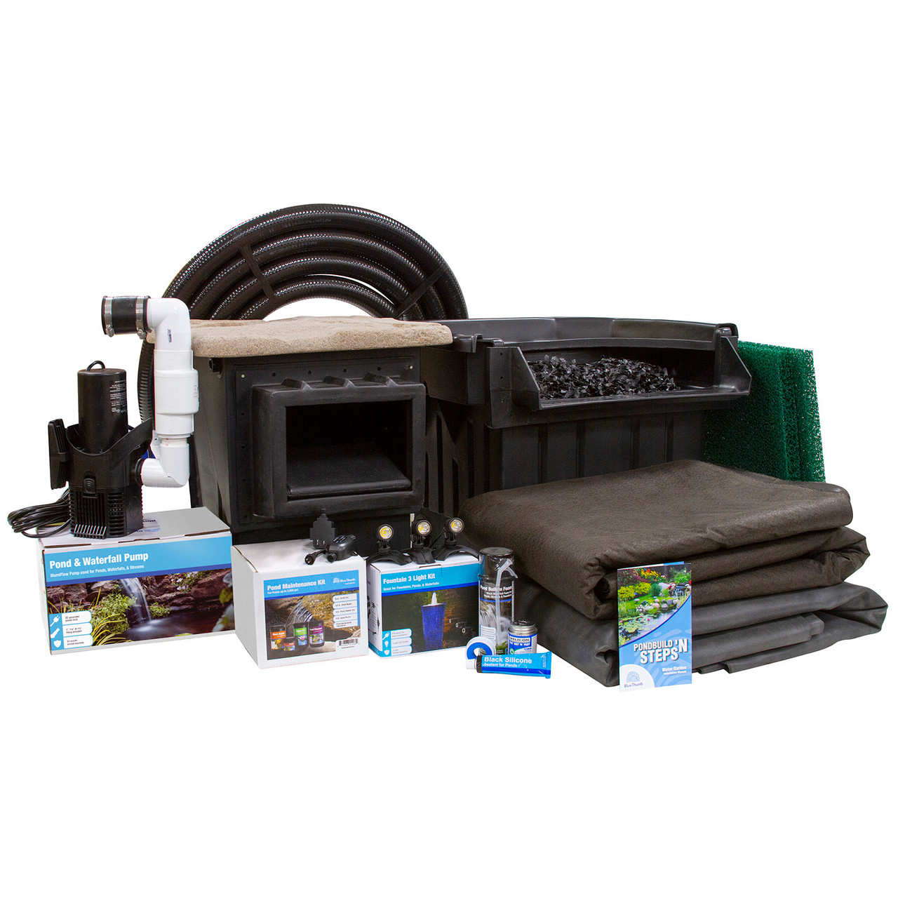 Blue Thumb Pond-less Waterfalls Elite Small 14" Cascading Falls Kit - Thumbnail 4