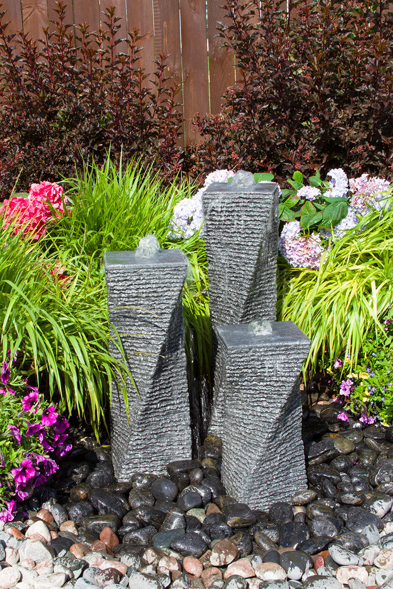Triple Chiseled Twist - Granite Fountain Kit