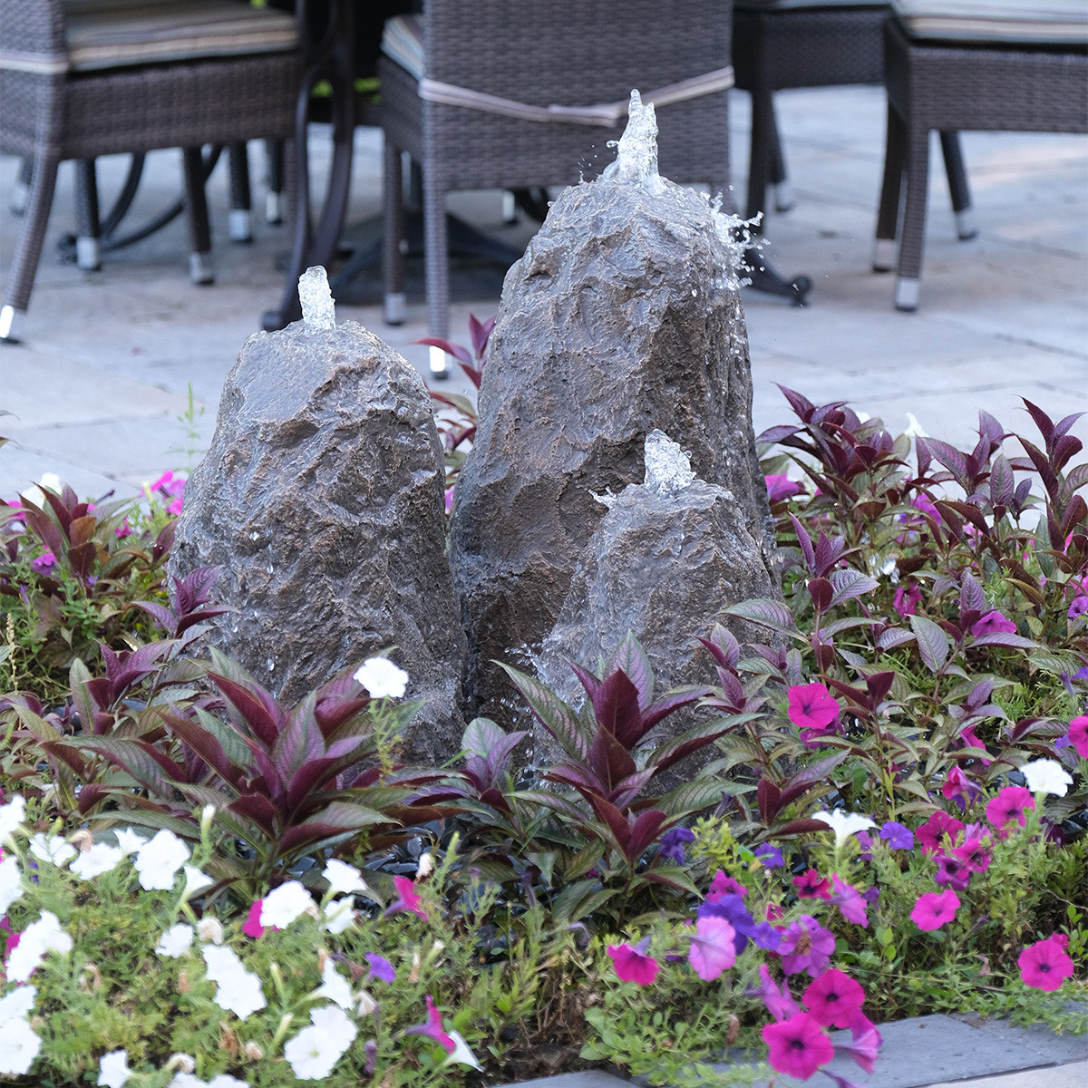 GFRC Triple Fountains | Triple Matterhorn Fountain Kit | Blue Thumb