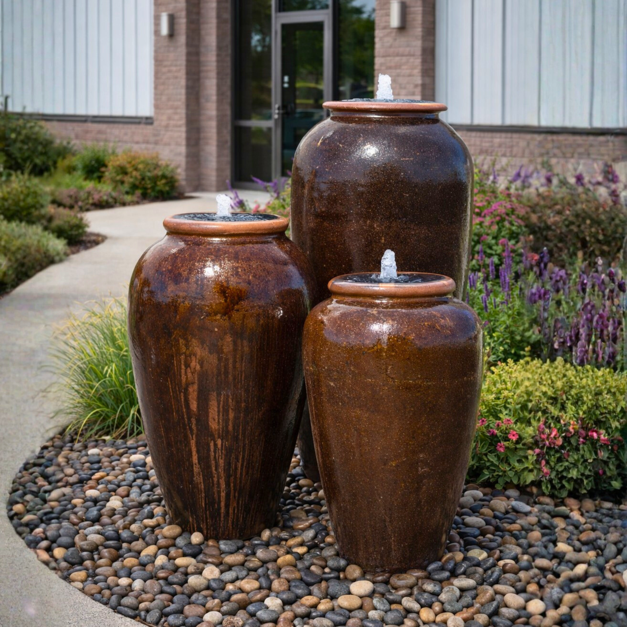 Tuscany Fountain Kit - FNT50245 | Triple Ceramic Vase Fountain Kit