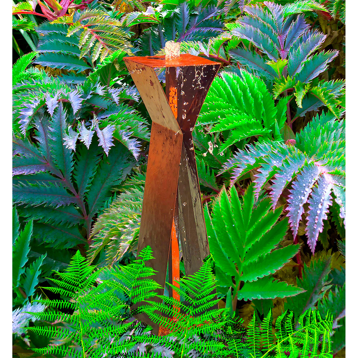 fontaine 4デックセット MOD X4 Metal Art Fountain Kit | Blue Thumb