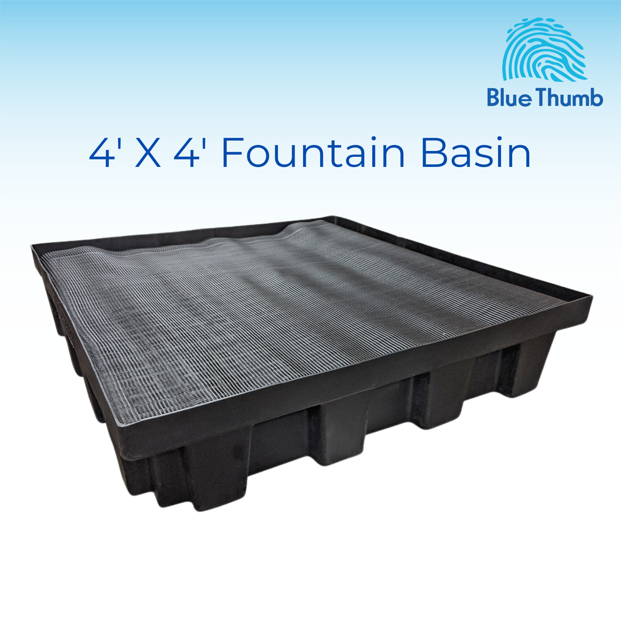 Water Reservoir for Sale | 4x4 Fountain Basin | Blue Thumb