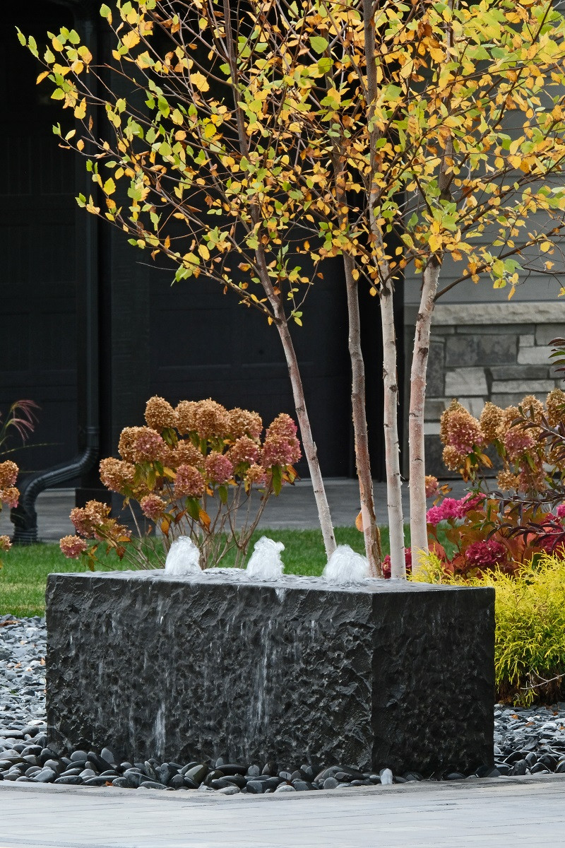 Triple Drilled Yasuyuki Fountain | Water Features and Kits | Blue