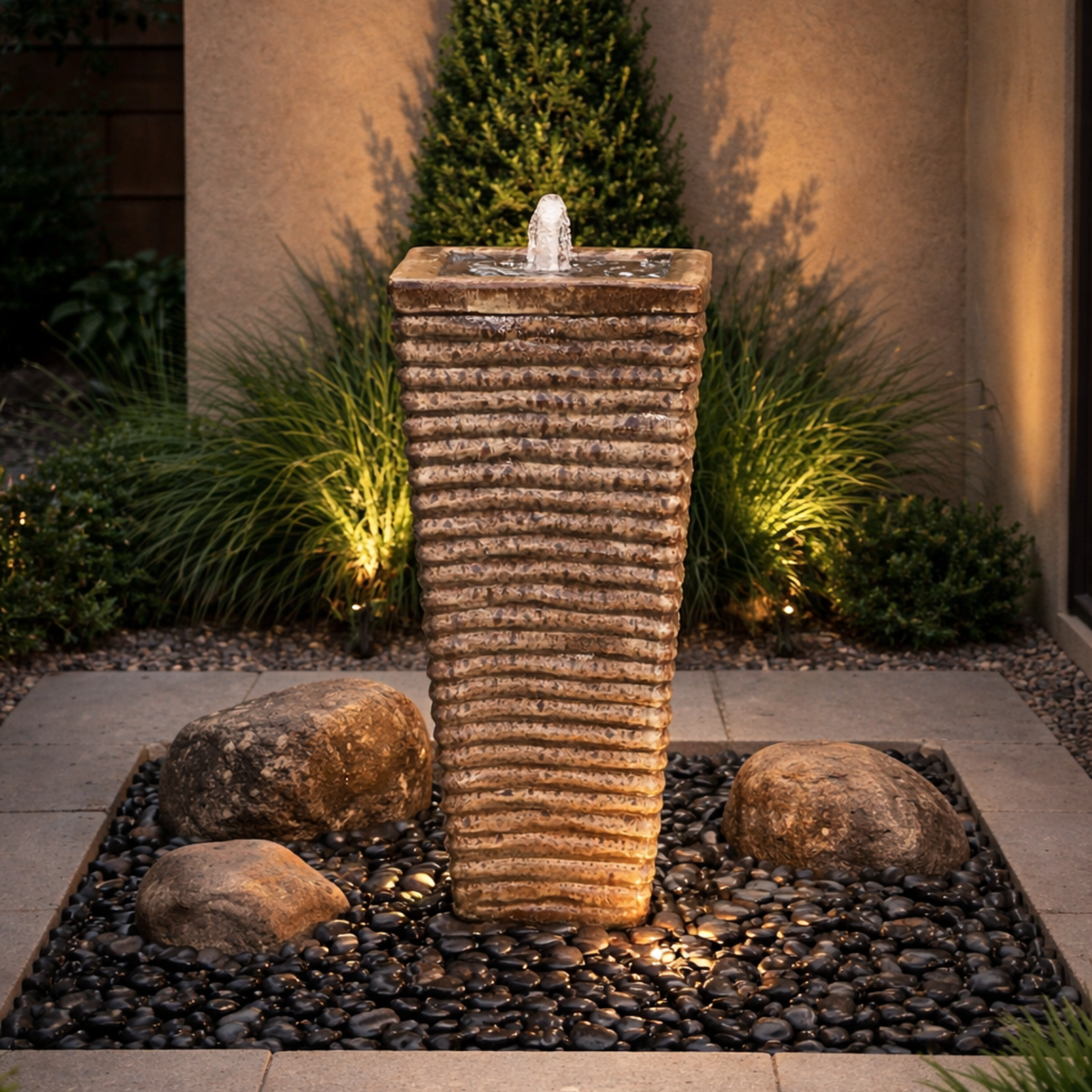 Closed Top Fountain Kit - FNT2349 | Ceramic Vase Fountain Kit