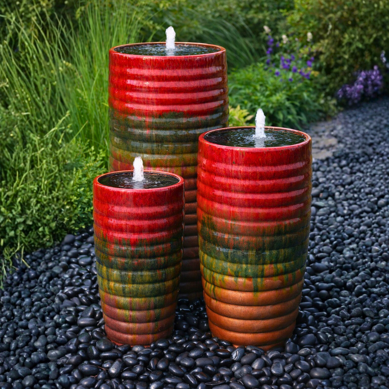 Fontaine 3個セット Genova Triple Vase Fountain Kit - FNT50422