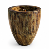 Brown Patina Brass Vessel Urn Fountain Kit - Front View