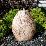 Small Red marble almond fountain