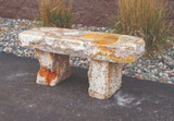 45" Yellow Onyx Bench --ACTUAL