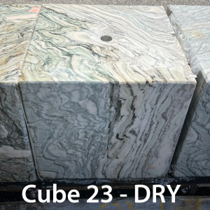16" Glacier Marble Cube Fountain - dry front 16" Glacier Marble Cube Fountain - dry front