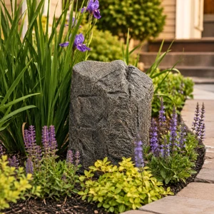 Foothills Accent Rock in a cute garden setting
