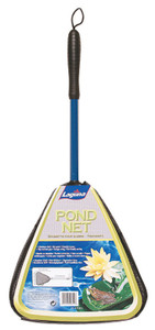 Pond Maintenance - Seasonal Pond Fish Net 12" x 11.5" with 13" Metal Handle Pond Maintenance - Seasonal Pond Fish Net 12" x 11.5" with 13" Metal Handle