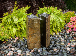 Fountains Basalt Fountain Kit - 24" Double Split Polished 2 Piece