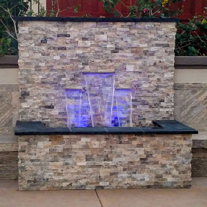 Formal Waterfalls Formal Falls® Triple Lighting