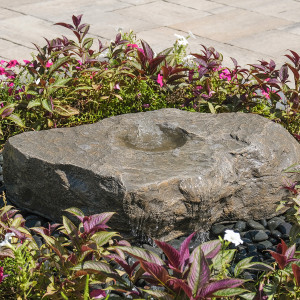 Large Shizukazen Fountain | Blue Thumb Basalt Water Feature