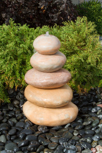 Sale 30" Coral Marble - Cairn Fountain Kit Sale 30" Coral Marble - Cairn Fountain Kit