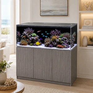 Aquarium 48" x 20" x 18" Acrylic Clear Aquarium + 30" Cabinet