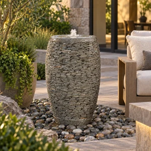Stoned Urn Fountain Kit - FNT40538 --AI
